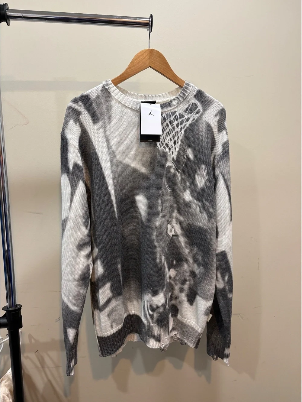 Men’s Medium Air Jordan Knit Sweater | HQ1635-133